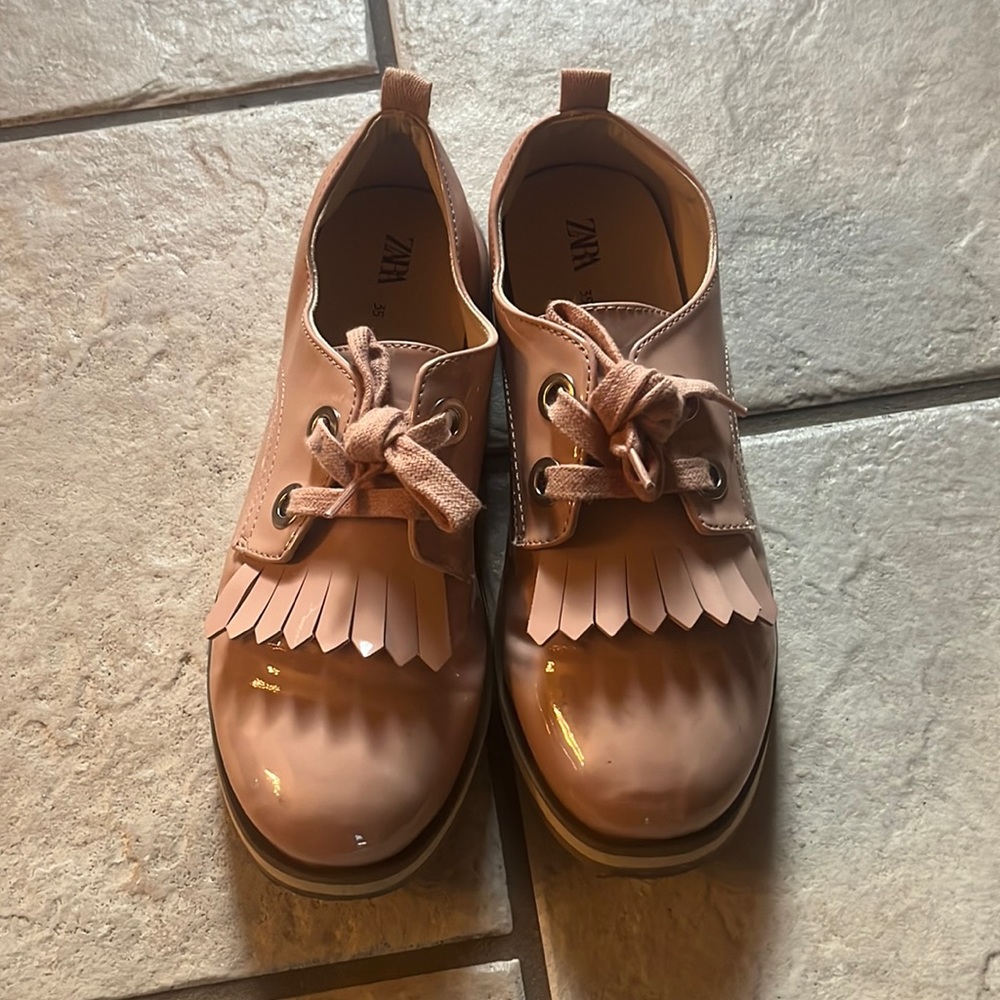 Zara Oxford Faux Leather Shoes